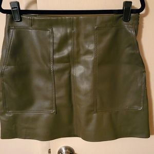 H&m ...leather skirt